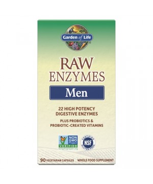 RAW Enzymy Men Digestive Health  - pro muže - podpora trávení - 90 kapslí